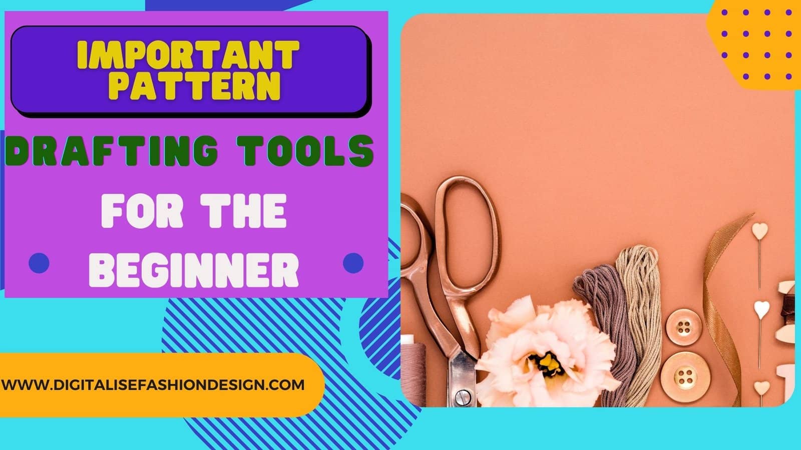 You are currently viewing Important Pattern drafting tools for the beginner