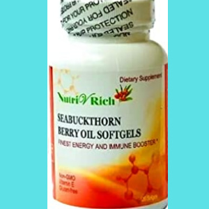 Longrich Seabuckthorn Berry Oil softgels, 120 Softgels