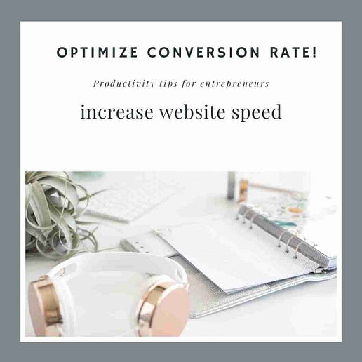 conversion rate optimization strategy by increasing website speed